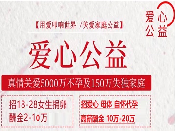 海口捐卵助孕生子 爱心志愿者招募